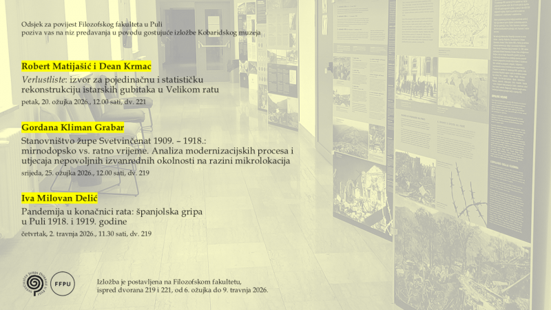 Predavanja uz izložbu o Sočkom...