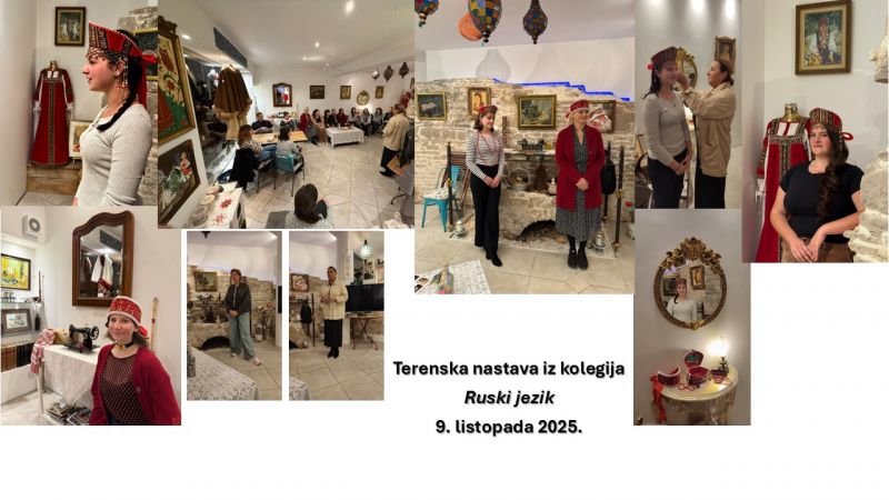 Terenska nastava iz kolegija Ruski jezik