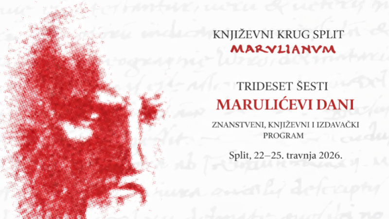 Trideset šesti Marulićevi dani 2026.