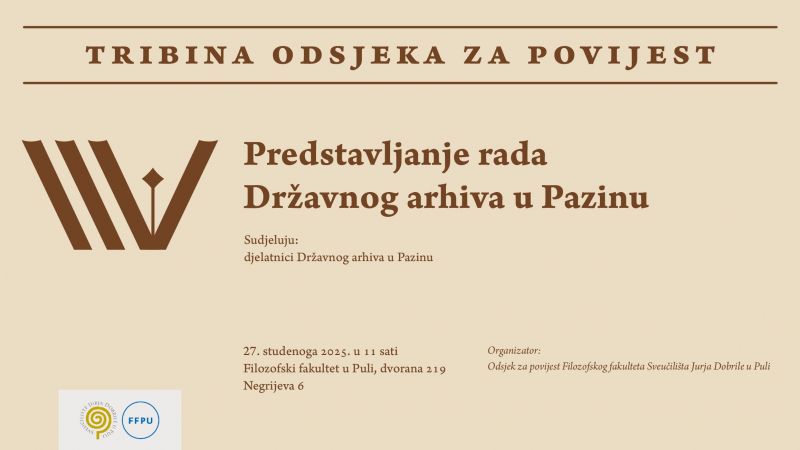 Tribina Odsjeka za povijest: Državni...
