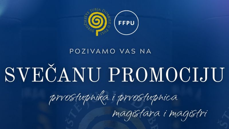 Najava svečane promocije 7. travnja...