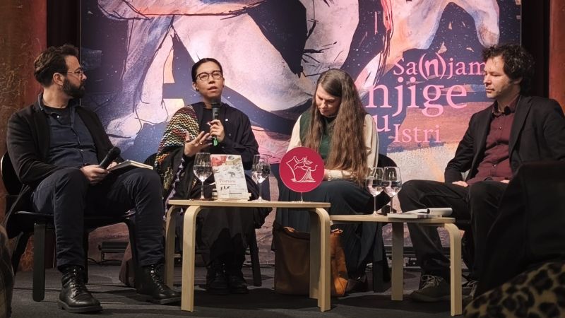 Japanska spisateljica Hiroko Oyamada...