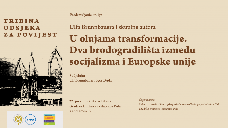 Tribina Odsjeka za povijest:...