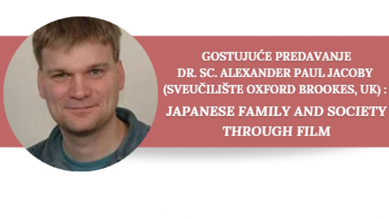 Gostujuće predavanje „Japanese family...