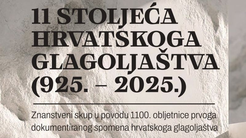 11 stoljeća hrvatskoga glagoljaštva...